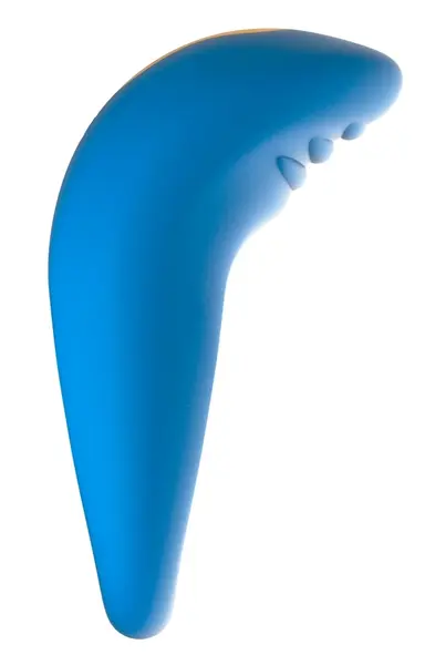 ROMP Juke fleksibilni silikonski intimni prsten 10 režima USB plavi 7.3cm
