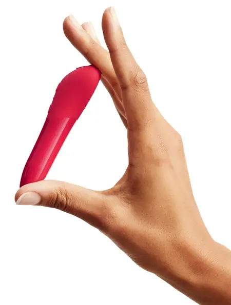 We-Vibe Tango X Cherry Red kompaktni intimni uređaj, 8 brzina