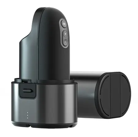 Arcwave Ion Intimate Airwave Device CleanTech Silicone Black 15.4 cm
