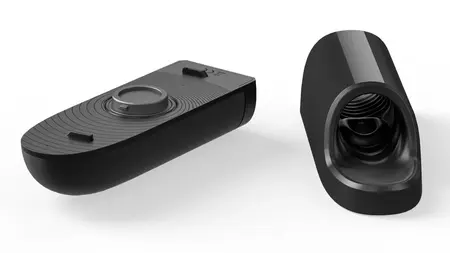 Arcwave Ion Intimate Airwave Device CleanTech Silicone Black 15.4 cm