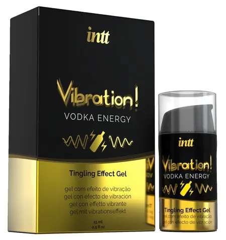 Intt Vibration Vodka Energy gel 15ml – stimulativni efekat, uniseks, biljni ekstrakti