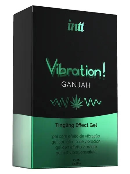 intt Vibration Ganja 15ml stimulacioni gel sa uljem konoplje