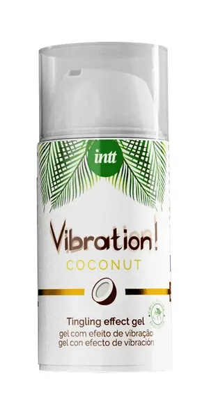 intt Vibration! Coconut efekt gel 15ml – veganska zagrevajuća formula