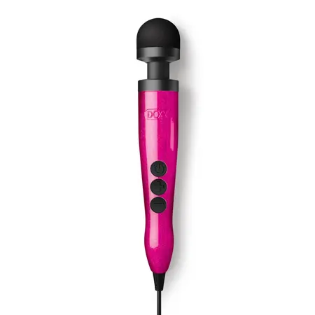 Doxy Die Cast 3 Wand Massager Hot Pink Glitter Anniversary Edition