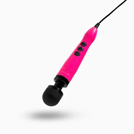 Doxy Die Cast 3 Wand Massager Hot Pink Glitter Anniversary Edition