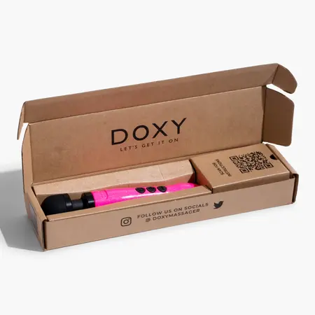 Doxy Die Cast 3 Wand Massager Hot Pink Glitter Anniversary Edition