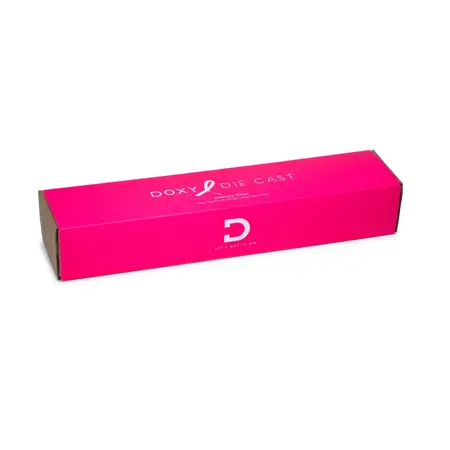 Doxy Die Cast Wand Massager Hot Pink Glitter 10th Anniversary Edition