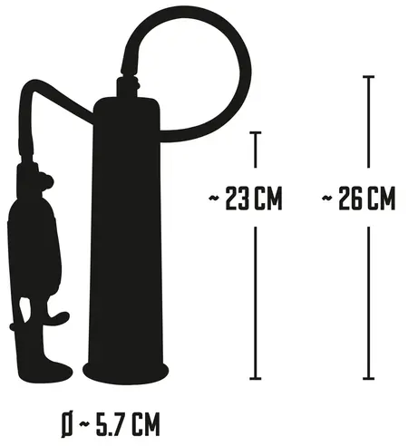 Mr. Boner Fantastic Easy Grip Intimate Vacuum Trainer, 26 cm, Transparent