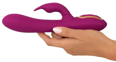Javida 3-Funkcionalni Rotirajući Biserni Silikonski Intimni Masažer, 23 cm, Ljubičasta