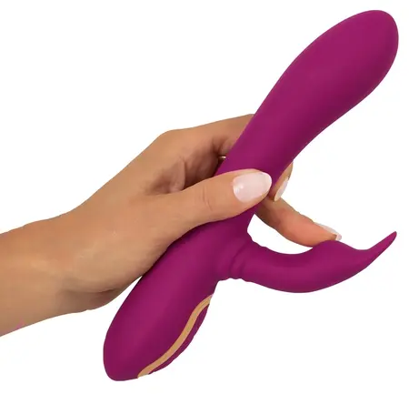 Javida 3-Funkcionalni Rotirajući Biserni Silikonski Intimni Masažer, 23 cm, Ljubičasta