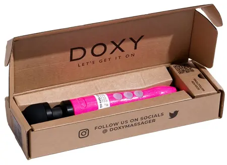 Doxy Die Cast 3R Vrelo Ružičasta Bežična Masažna Palica, 28 cm, Punjenje