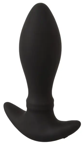 ANOS RC Dvomotorni Intimni Čep sa Pokretnim Masažnim Prstenovima, Crna, 16.4 cm
