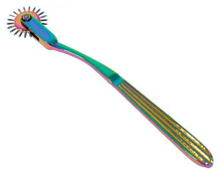 Fetish Collection Rainbow Pinwheel Metal Stimulation Tool 18.5cm