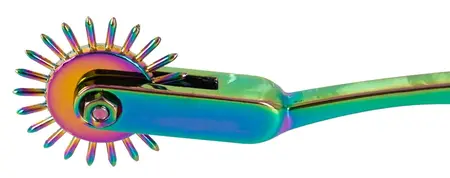 Fetish Collection Rainbow Pinwheel Metal Stimulation Tool 18.5cm