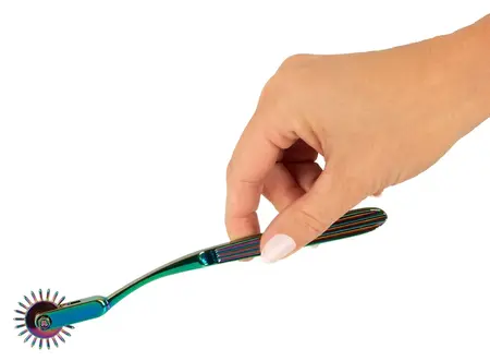 Fetish Collection Rainbow Pinwheel Metal Stimulation Tool 18.5cm