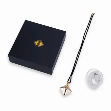LOCKINK Vibration Cube 2.0 Gold - Compact Wearable Pulse Device