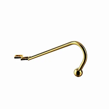 LOCKINK Gold Adjustable Stainless Steel Anal Hook - Versatile System