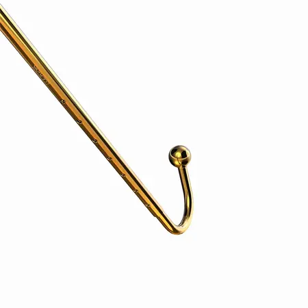 LOCKINK Gold Adjustable Stainless Steel Anal Hook - Versatile System