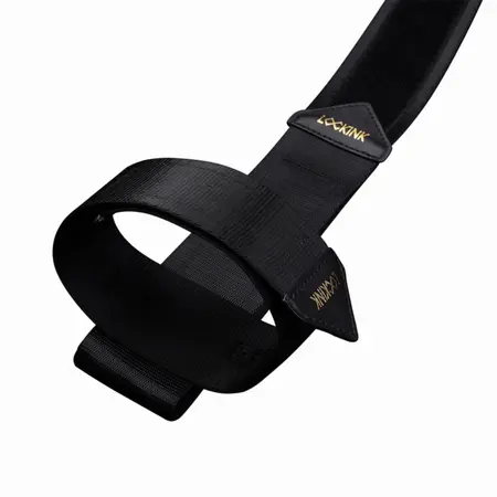 LOCKINK Adjustable Leg Spreader Black - Comfort Foam Lined Bondage Bar