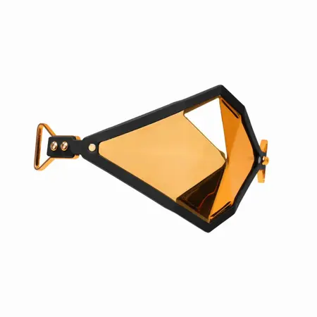 LOCKINK Golden Punker Adjustable Gag Set with Removable Silicone Ball