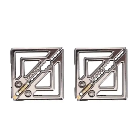 LOCKINK Adjustable Nipple Clamps Grey with Decorative Pendant
