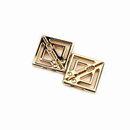 LOCKINK Gold Adjustable Nipple Clamps with Decorative Pendant