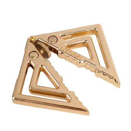 LOCKINK Adjustable Nipple Clamps Gold with Decorative Pendant, Nickel-Free