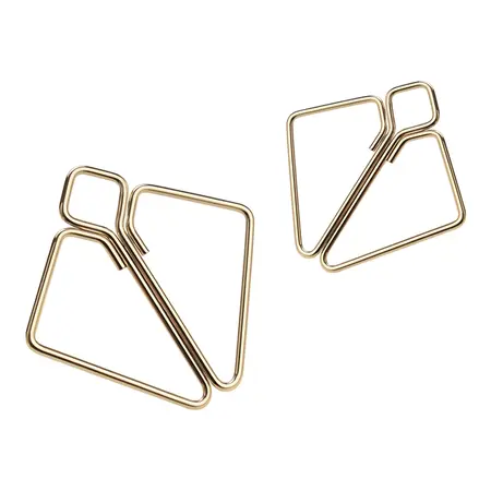 LOCKINK Gold Adjustable Nipple Clamps with Heavy Pendant Accessory