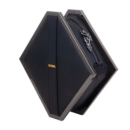 LOCKINK Mysterious Square Kink Bag Black - Luxury Set with Accessories