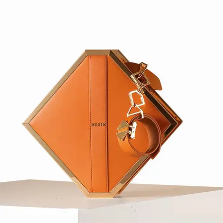 LOCKINK Mysterious Square Kink Torba Braon - Diskretni Set sa Više Pregrada