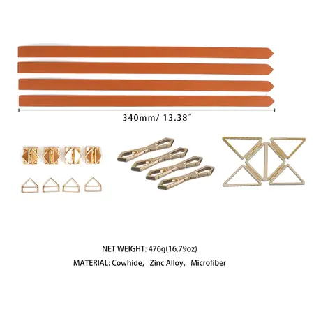LOCKINK Hogtie Restraint System Adjustable Cuffs Set Brown