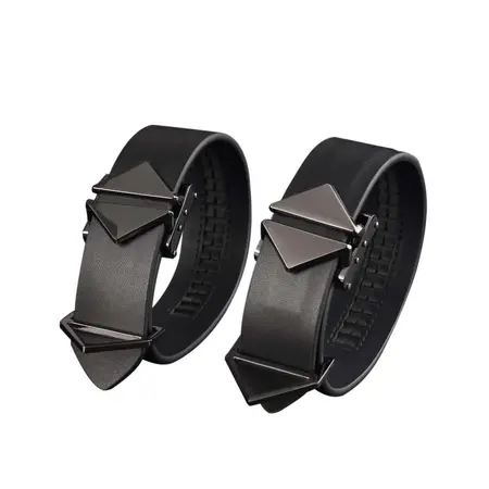 LOCKINK 8-Piece Adjustable Restraint Strap Set Black - Versatile Kit