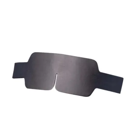 LOCKINK Blindfold Set Crna - Podesiva Kožna Maska za Oči sa Kopčama