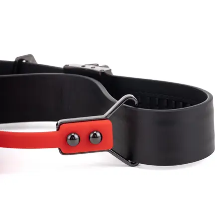 LOCKINK Adjustable Restraint Set with Ball Gag & Bite Gag, Black