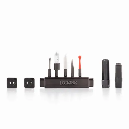LOCKINK Sensual Bondage & Teasing Set - Black, Complete Kit