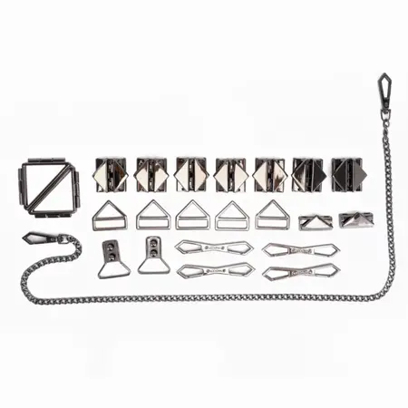 LOCKINK Restraint System Set Black - Complete Bondage Kit, Storage Box