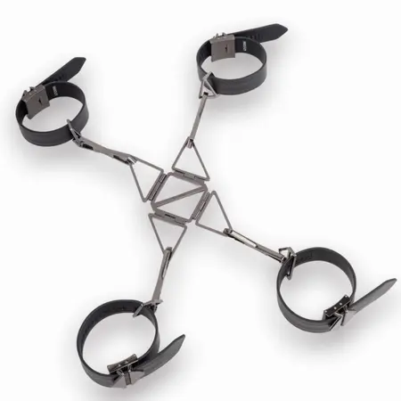 LOCKINK Restraint System Set Black - Complete Bondage Kit, Storage Box