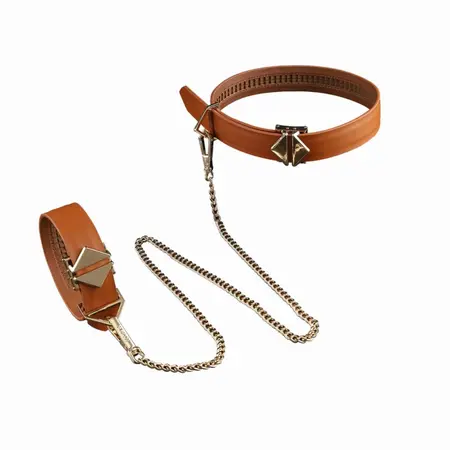 LOCKINK Brown All-in-One Bondage & Restraint System Set