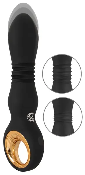 You2Toys Eternal Intimate Thrusting Device Soft Touch Black 17cm