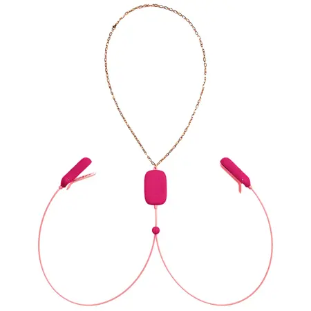 OhMiBod Sphinx Bluetooth Nosive Vibrirajuće Kleme - Aplikacijom Kontrolisane, Crne