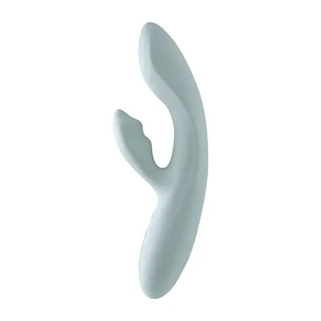 Svakom Chika Aplikacijom Kontrolisan Fleksibilni Dvostruki Vibrator Tirkizno Siva