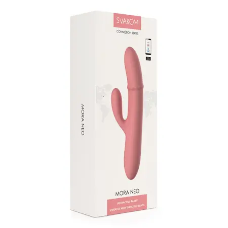 Svakom Mora Neo Breskvasto Roze Aplikacijom Kontrolisan Intimni Uređaj 195mm