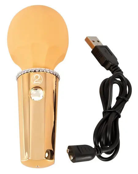 You2Toys Mini Wand Mango Compact Rechargeable Massage Device Orange