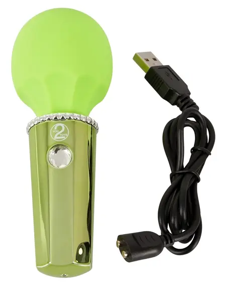 You2Toys Mini Wand Lemon - Compact Rechargeable Massage Wand, Yellow