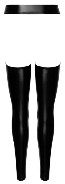 Noir Handmade Powerwetlook Chaps M Crne - Otvorenog Međunožja, Rastezljive