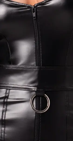 Noir Handmade Ring XL Powerwetlook Haljina sa Podesivim Trakama