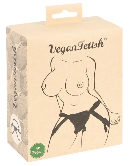 Vegan Fetish Strap-On Sistem S-L Podesiv, Efekat Kože, Veganski Materijal