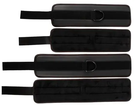 You2Toys Krevet Restraint Sistem Veganski Podesivi Crni 180cm