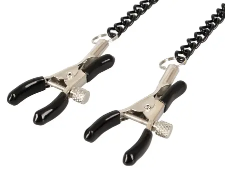 You2Toys Vegan Leather Look Collar Set with Adjustable Clamps & Flogger
