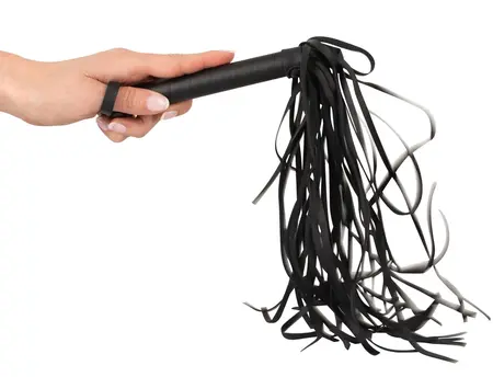 You2Toys Vegan Leather Look Collar Set with Adjustable Clamps & Flogger